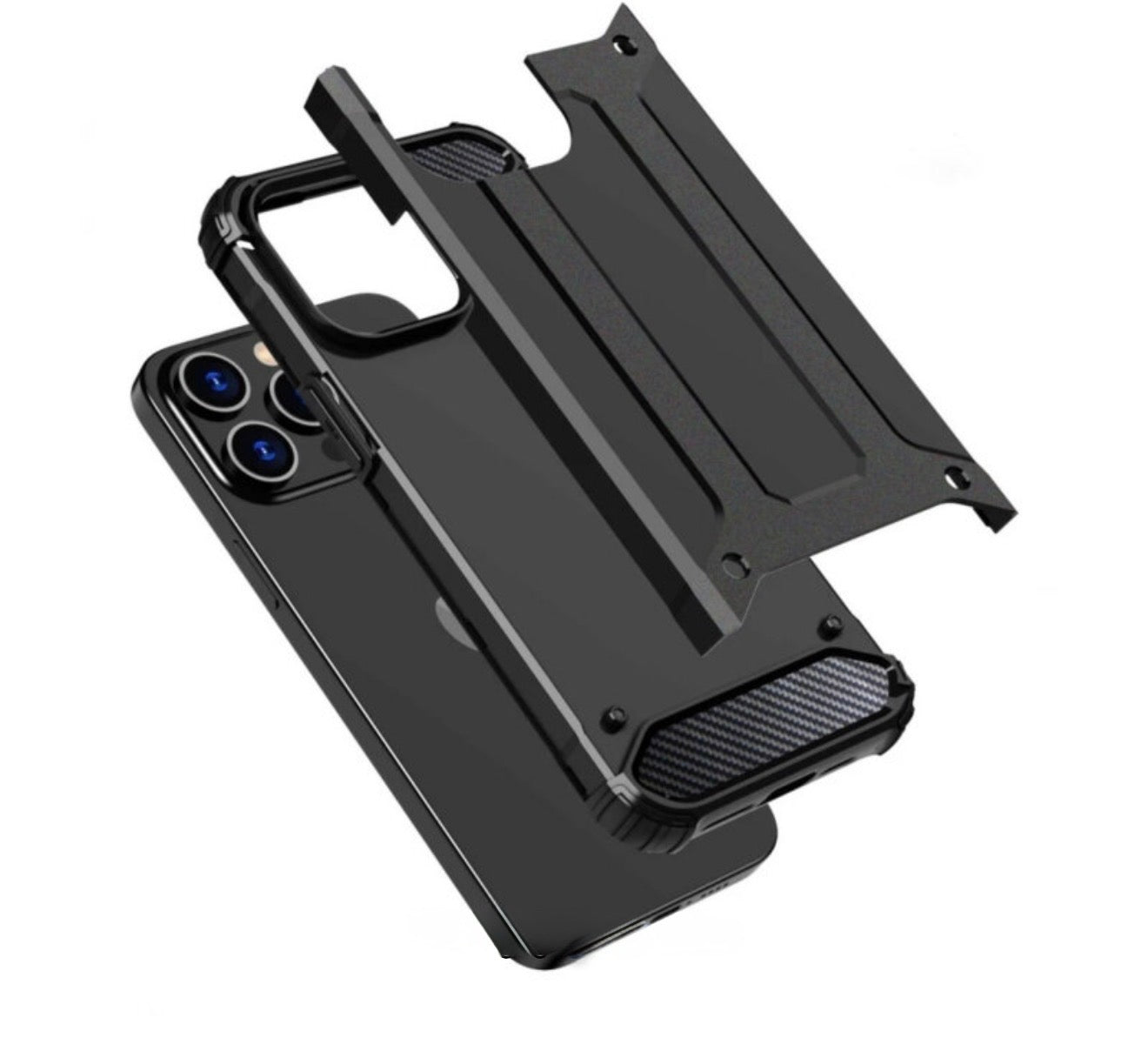 Husa Hybrid Antisoc , iPhone 16 Pro ,Negru +alte culori