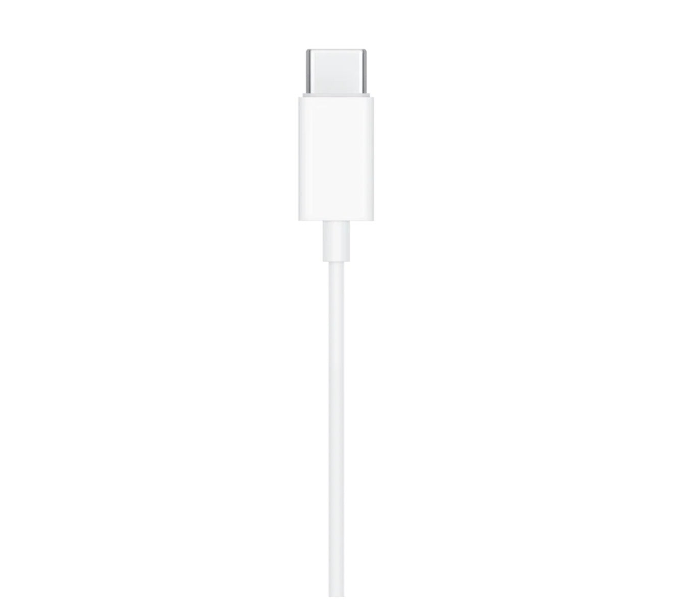 Casti iPhone, Cu Fir, In-ear, Microfon, Conector USB-C, alb