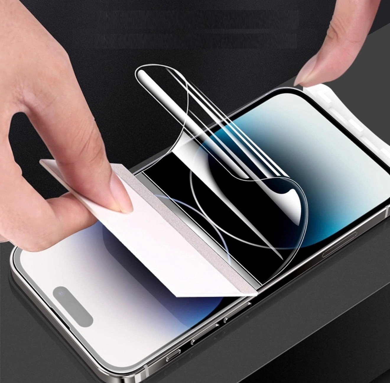 Folie de protectie din Silicon TPU, textură mată, iPhone 16  , PRIVACY.