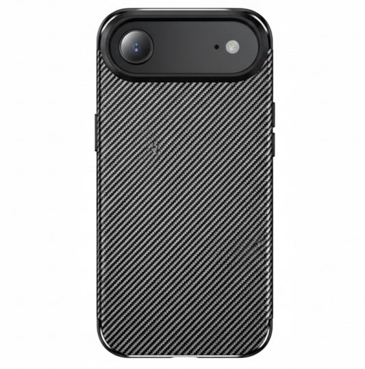 Husa iPhone AiR ,Silicon CarbonFiber ,Antisoc, negru