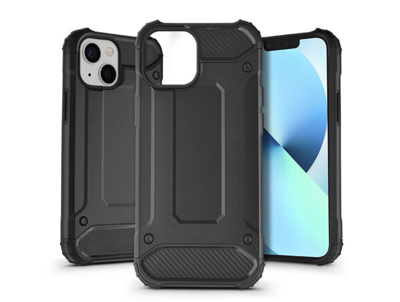 Husa Hybrid Antisoc , iPhone 14  ,Roșu +alte culori