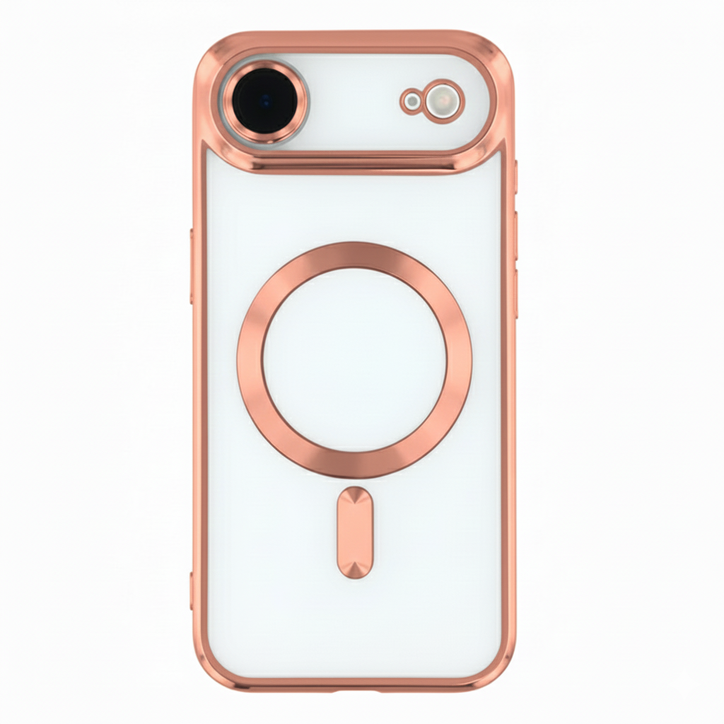 Husa iPhone AIR ,MagSafe si protectie pentru lentile,Auriu