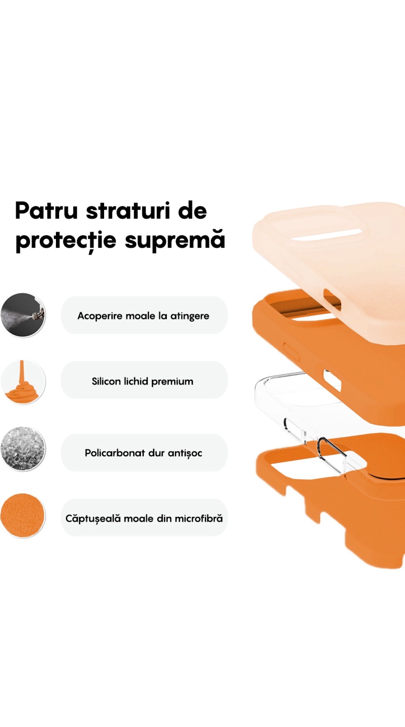 Husa Silicon iPhone 15 Pro ,Mag Safe Compatible, Albastru + diverse culori