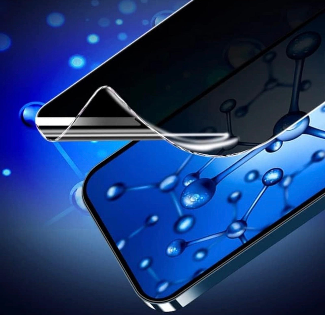 Folie de protectie din Silicon TPU, textură mată, iPhone 16  , PRIVACY.