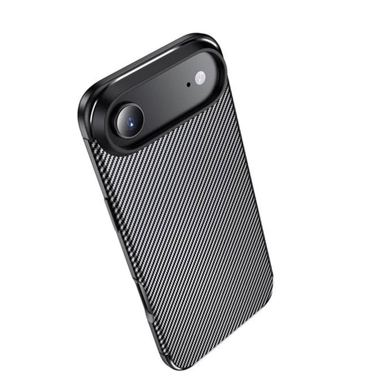 Husa iPhone AiR ,Silicon CarbonFiber ,Antisoc, negru
