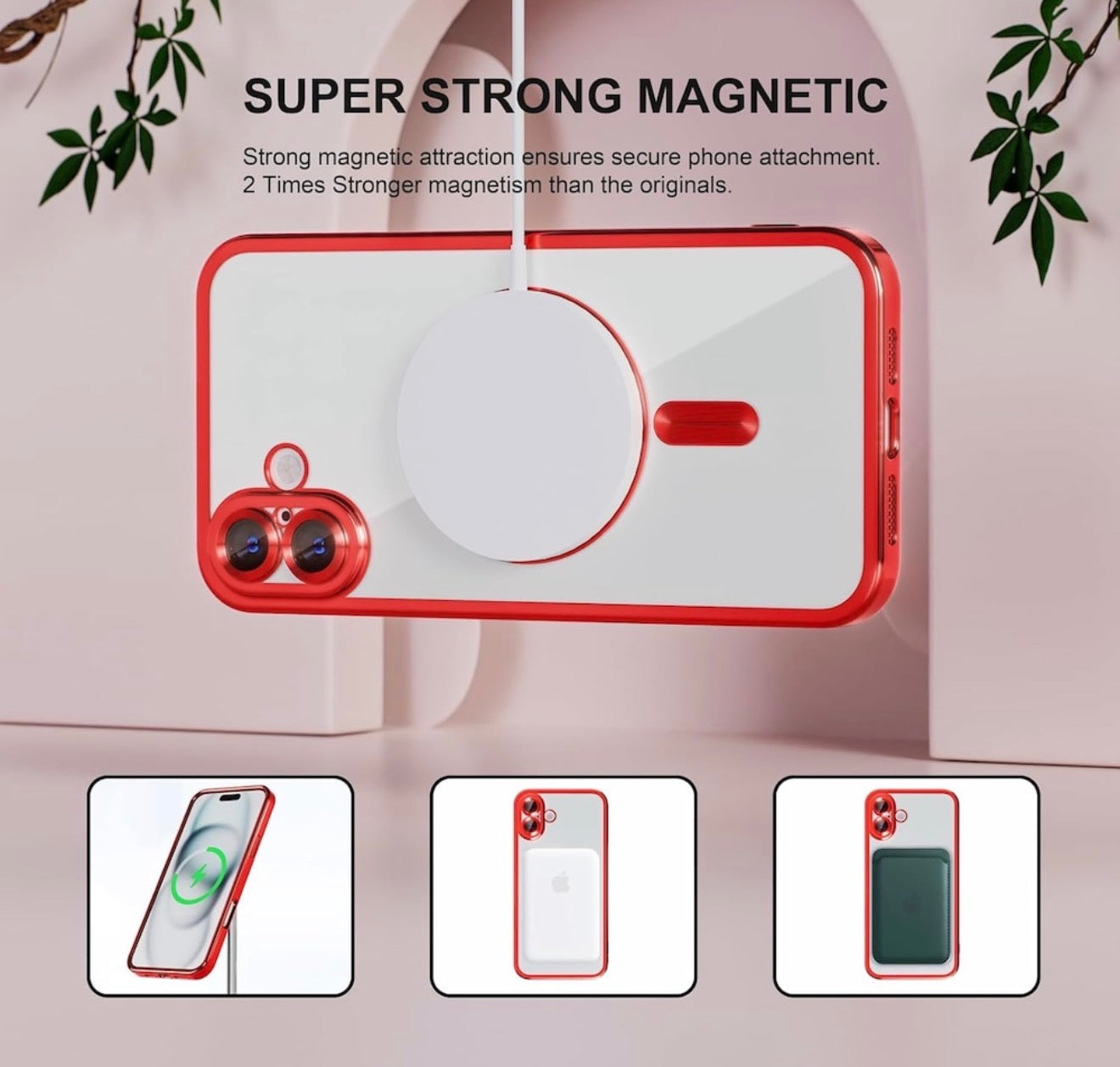 Husa iPhone 11 ,MagSafe si protectie pentru lentile,Argintiu+alte culori