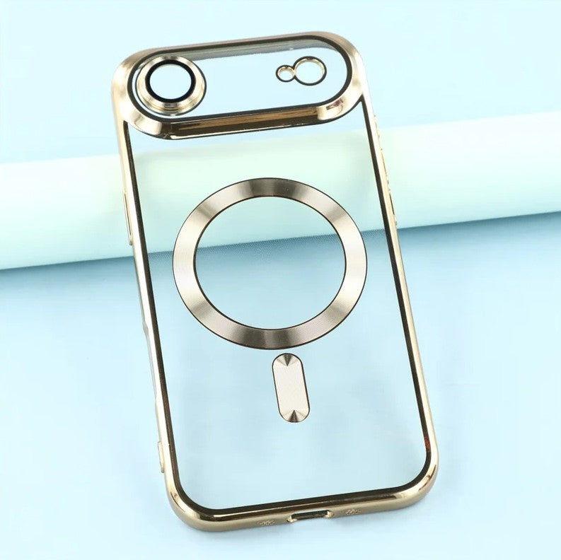 Husa iPhone AIR ,MagSafe si protectie pentru lentile,Auriu