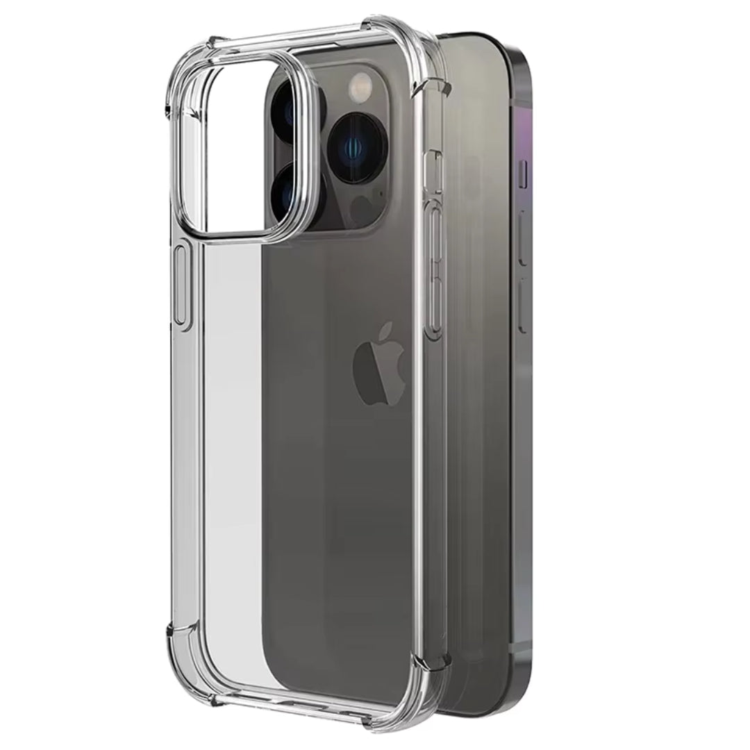 Husa iPhone 12 Pro,Antisoc din Silicon Transparent