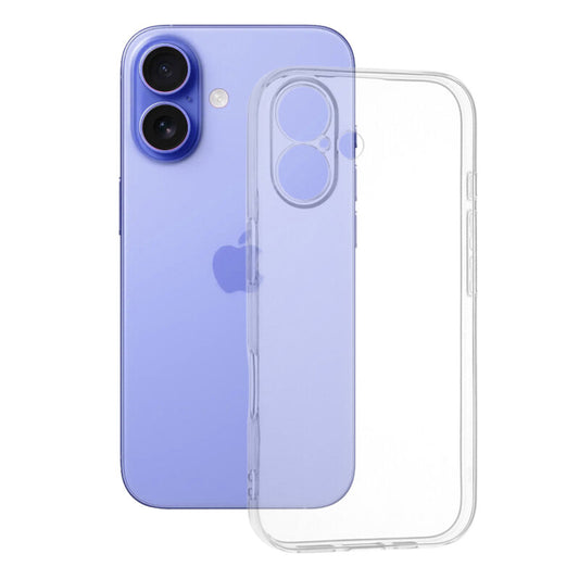Husa Silicon Transparent, iPhone 16