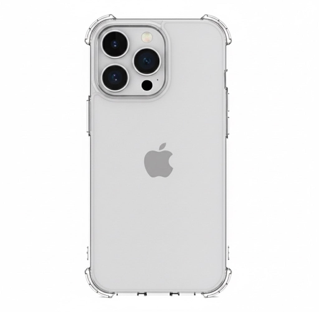 Husa iPhone 12 Pro,Antisoc din Silicon Transparent