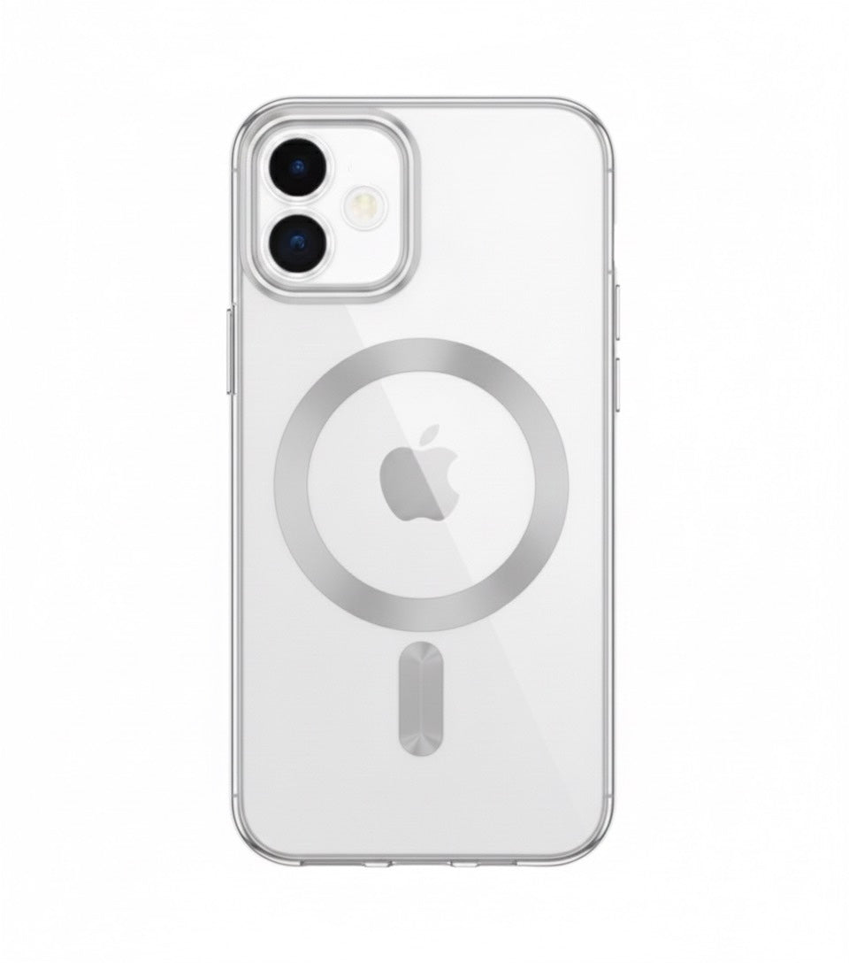 Husa iPhone 11 ,MagSafe si protectie pentru lentile,Argintiu+alte culori