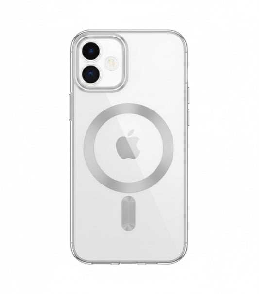 Husa iPhone 12 ,MagSafe si protectie pentru lentile,Argintiu+alte culori