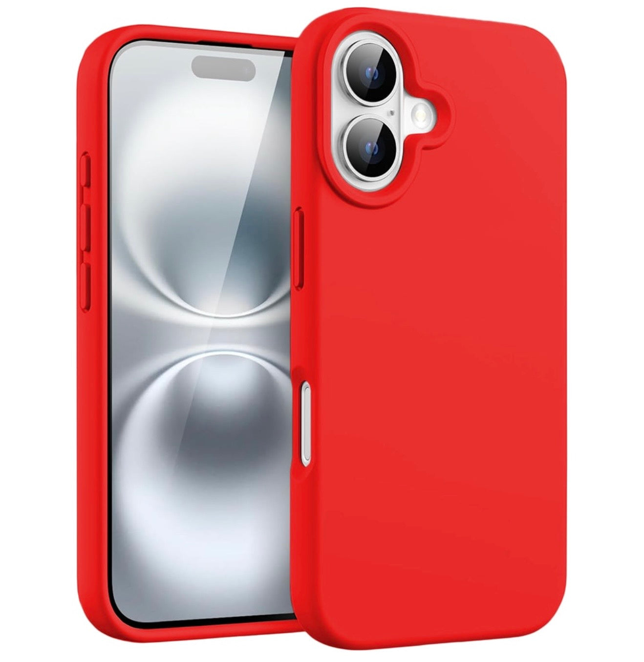 Husa iPhone 17, Silicon, Microfibra in Interior,Rosu + diverse culori