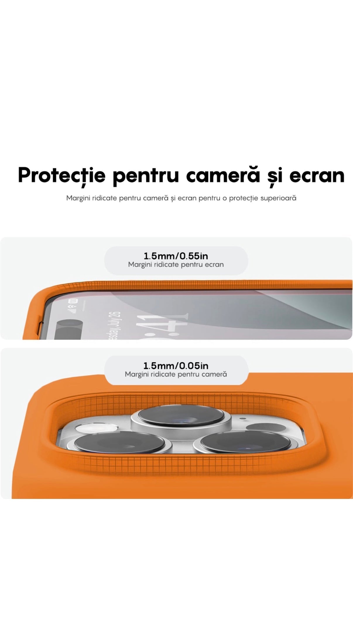 Husa Silicon ,iPhone 16 Pro Max. Roșu