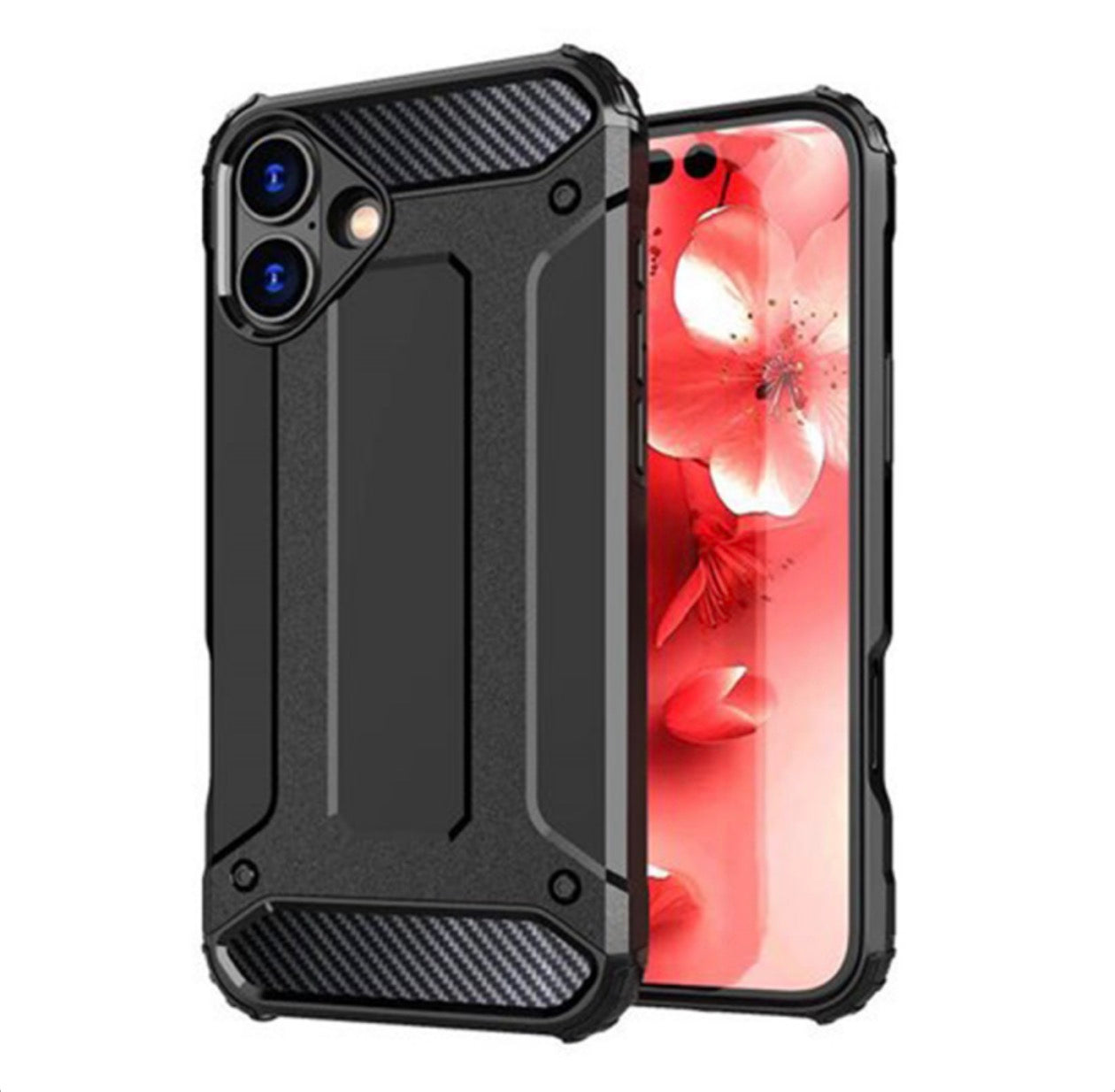 Husa Hybrid Antisoc , iPhone 16 ,Negru +alte culori