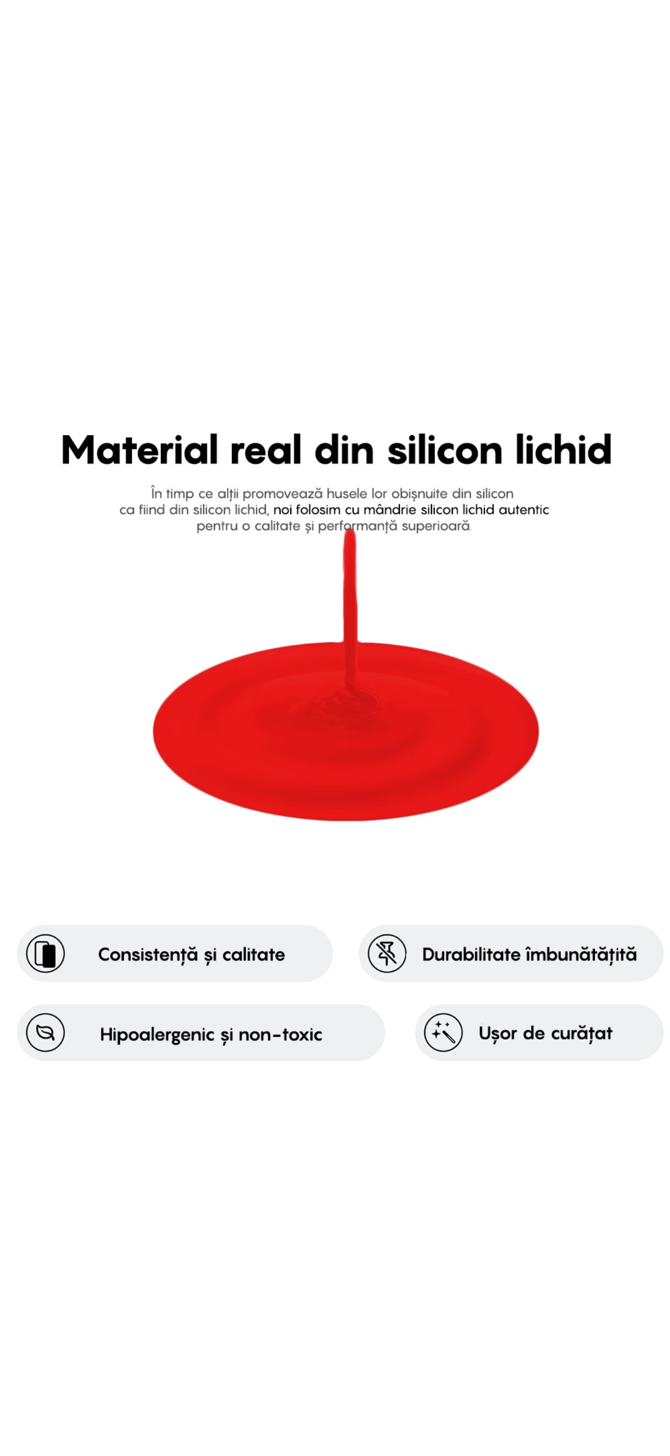 Husa iPhone 17, Silicon, Microfibra in Interior,Rosu + diverse culori