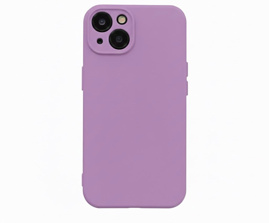 Husa iPhone 13, Silicon, Microfibra in Interior,Mov + diverse culori