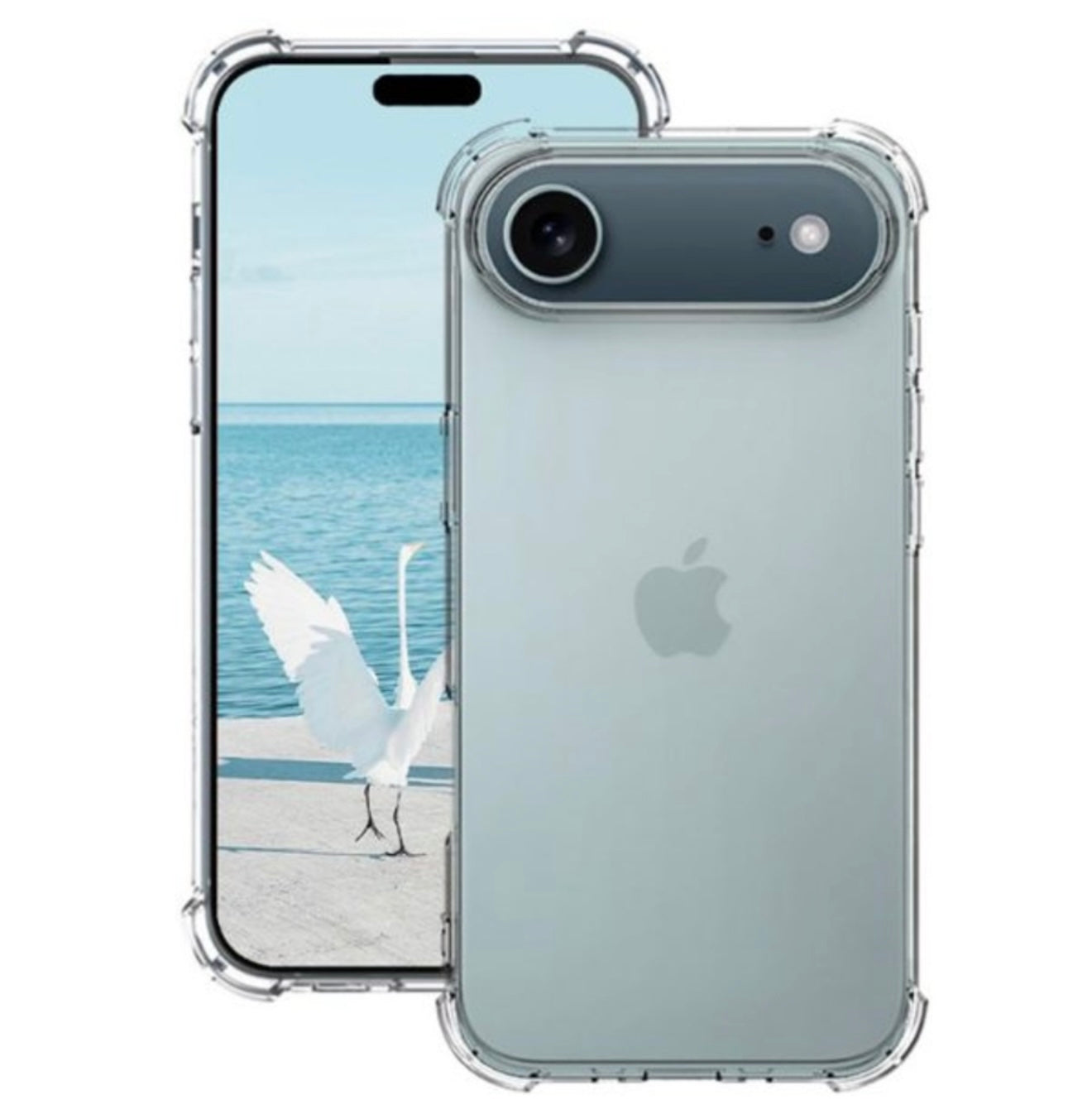 Husa iPhone AIR ,Antisoc din Silicon Transparent