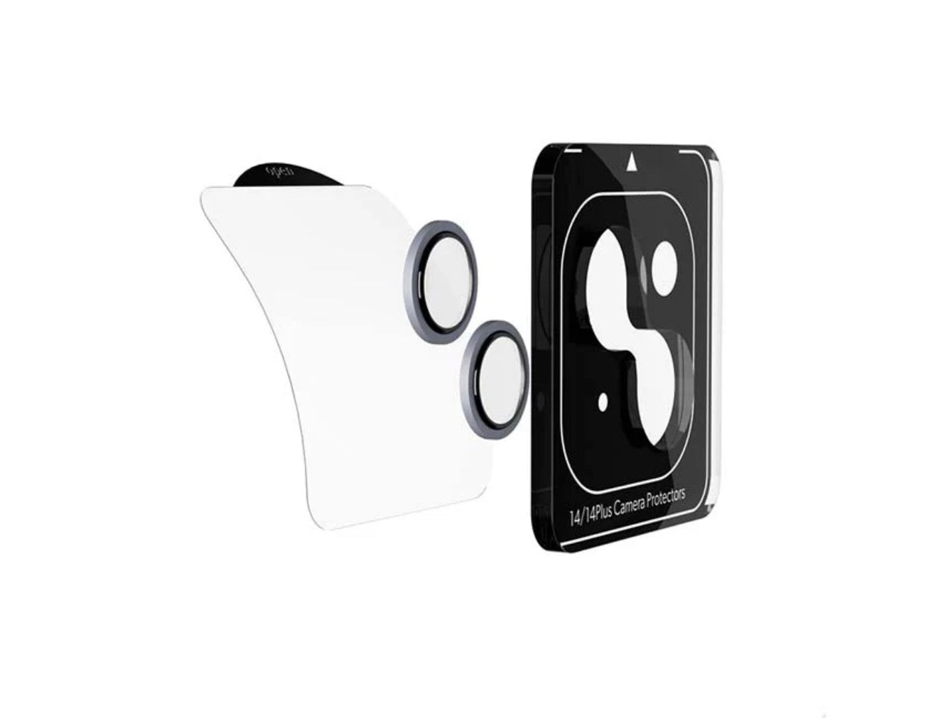 Folie de protectie pentru camera iPhone 14/14 Plus, cu aplicator