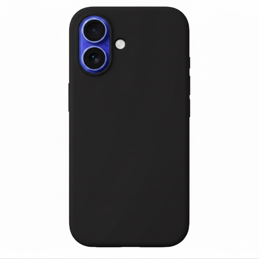 Husa iPhone 16, Silicon, Microfibra in Interior,Negru + diverse culori