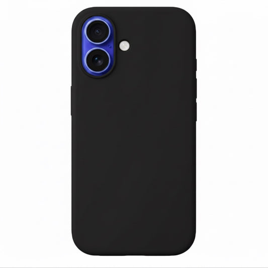 Husa iPhone 16, Silicon, Microfibra in Interior,Negru + diverse culori