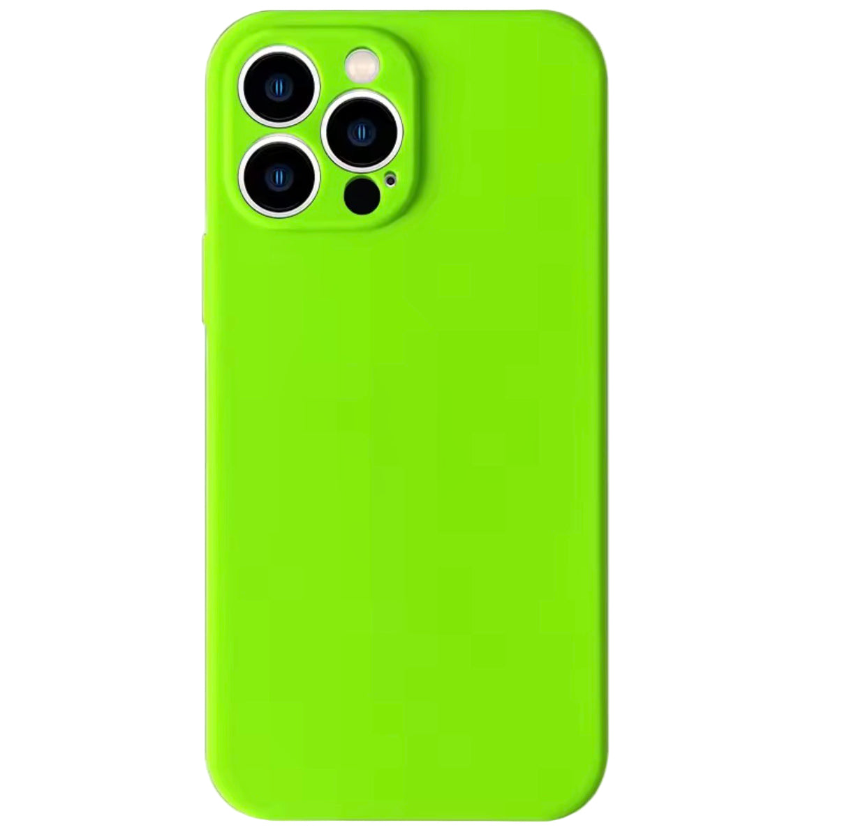Husa Silicon ,iPhone 16 Pro Max. Verde Neon