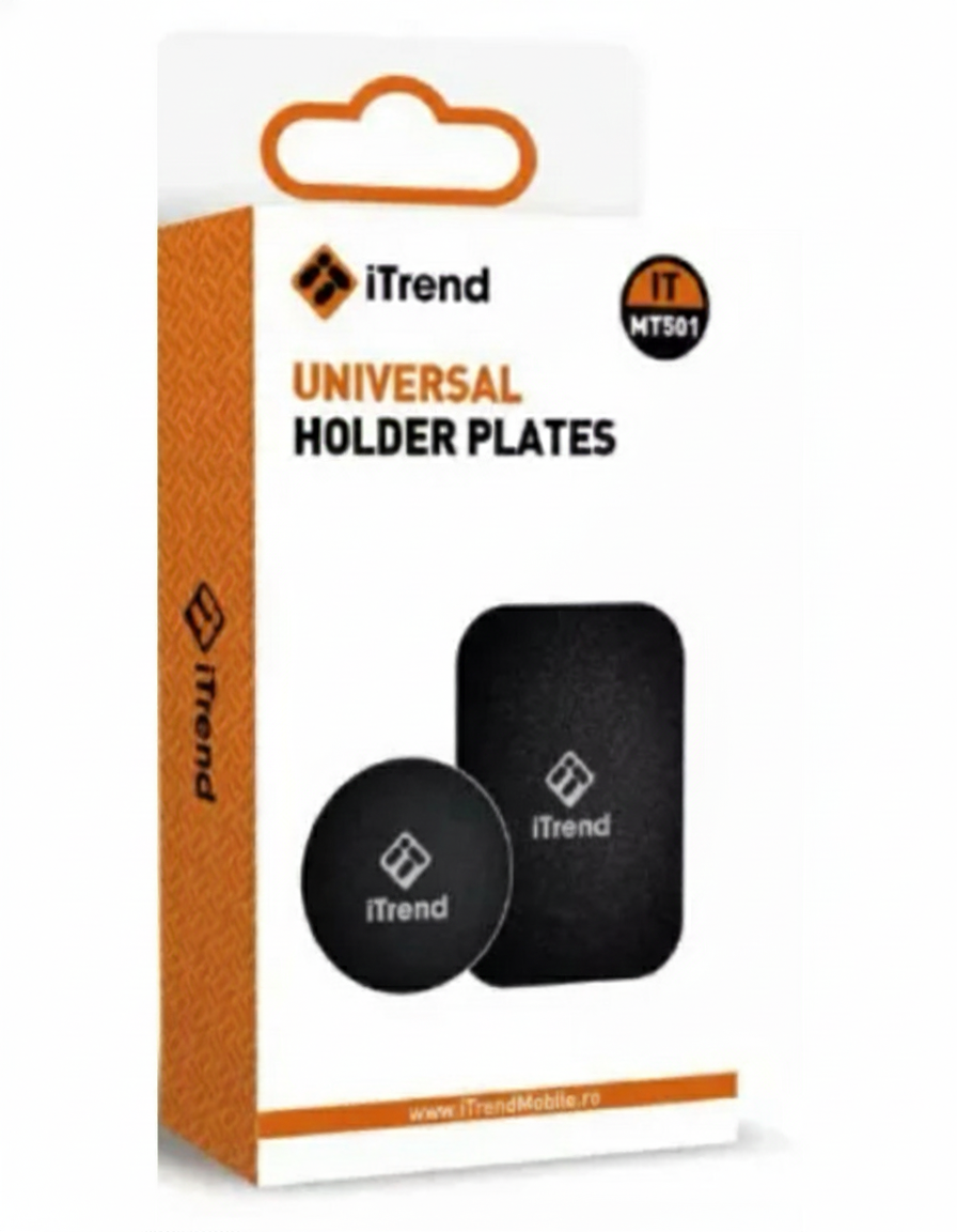 Set 2 Placute Metal iTrend 501 Pentru Suport Telefon Magnet