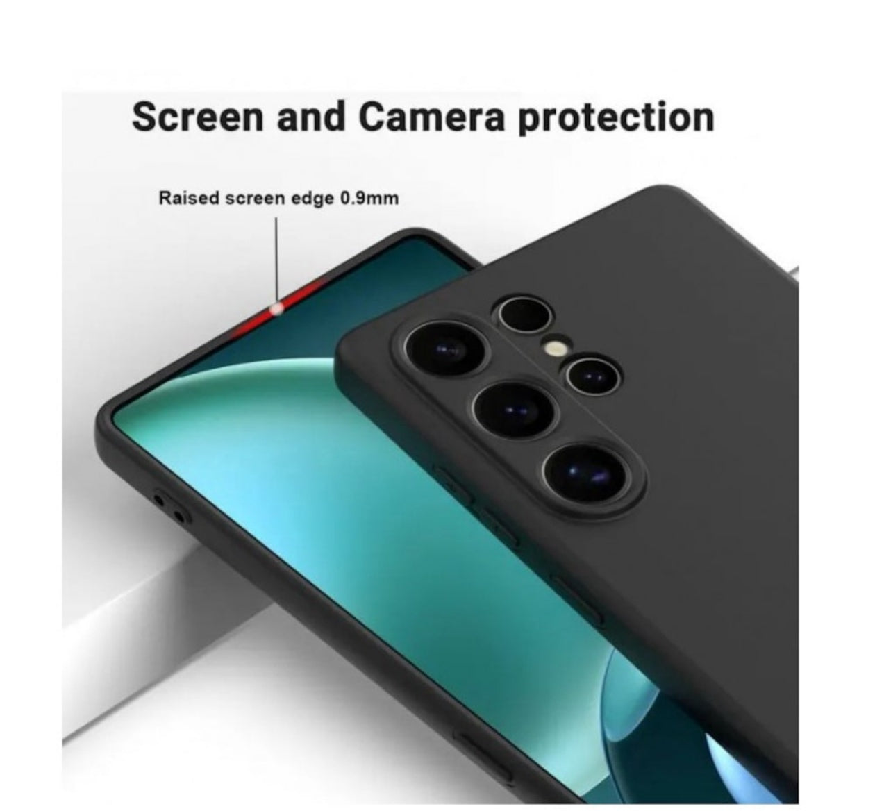 Husa Silicon Samsung Galaxy S25 Ultra, Negru+alte culori