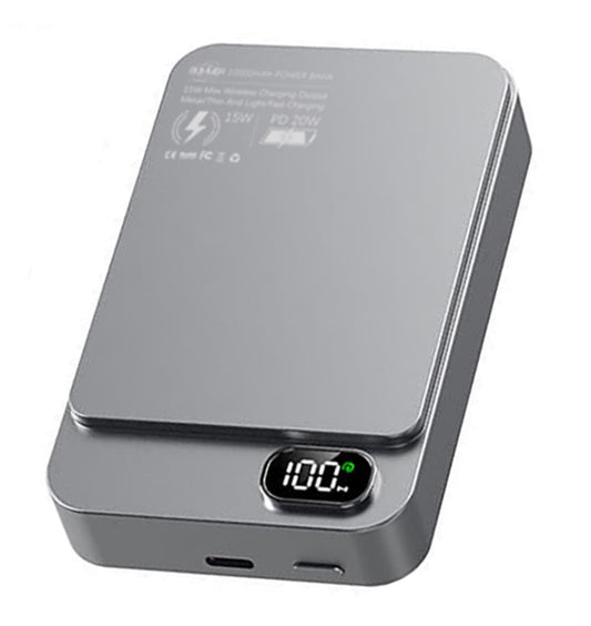 Baterie externa IT PB310, MagSafe portabila, 5000 mah, 1 x USB Type-C, Fast Charge 20W, Afisaj Digital, incarcare magnetica 15W, prin cablu type-C 20W