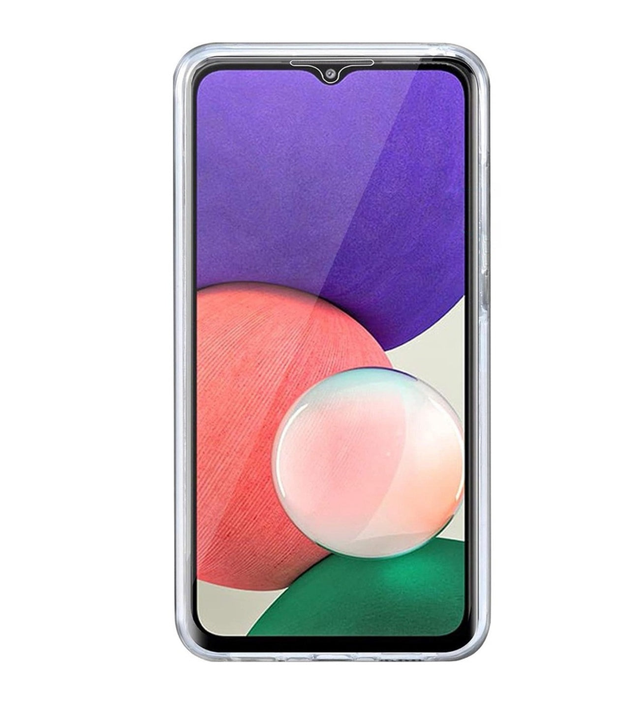 Husa 360 , Samsung Galaxy A22 5G, Transparent fata+spate