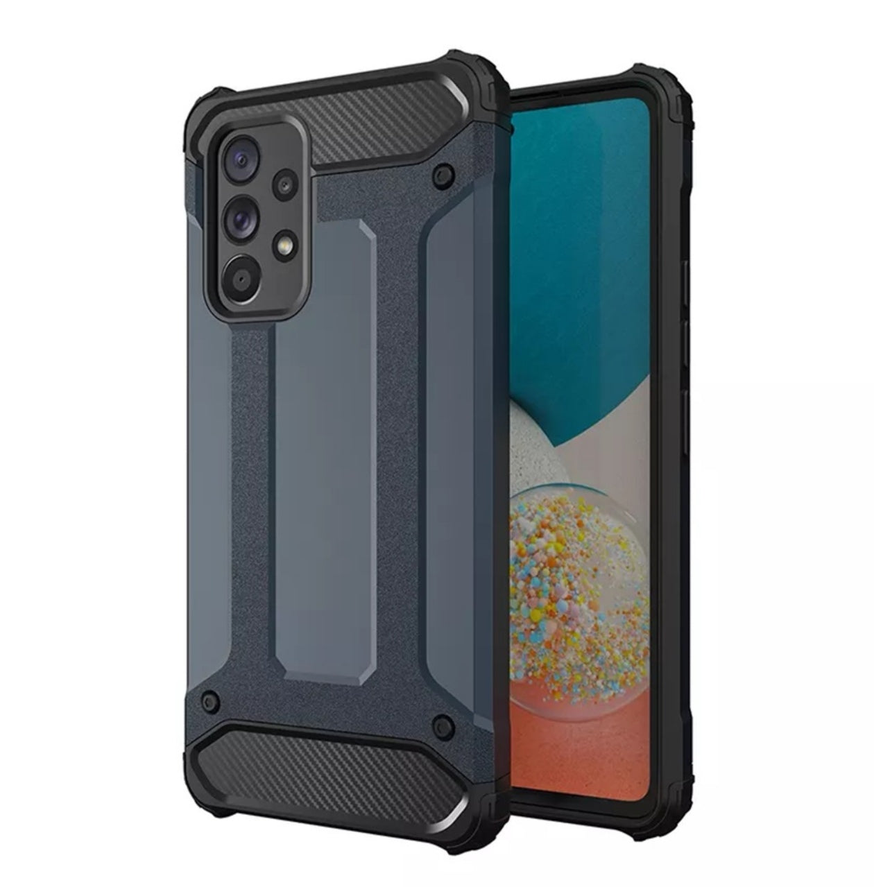 Husa Hybrid Antisoc , Samsung A23 ,Auriu +alte culori