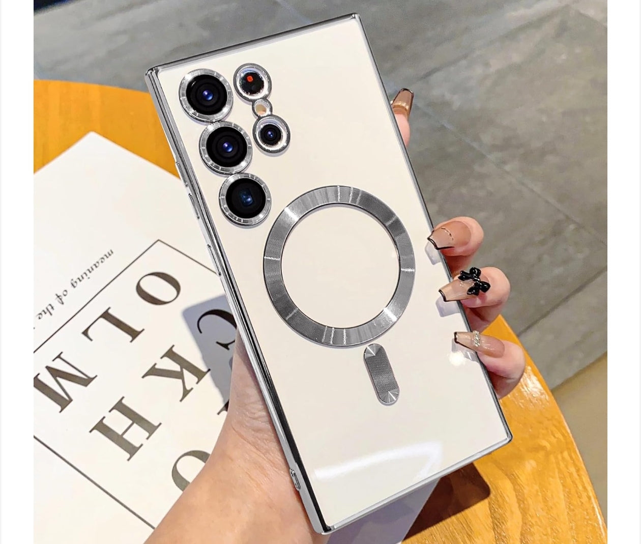 Husa Samsung Galaxy S25 Ultra ,MagSafe si protectie pentru lentile,Albastru +alte culori