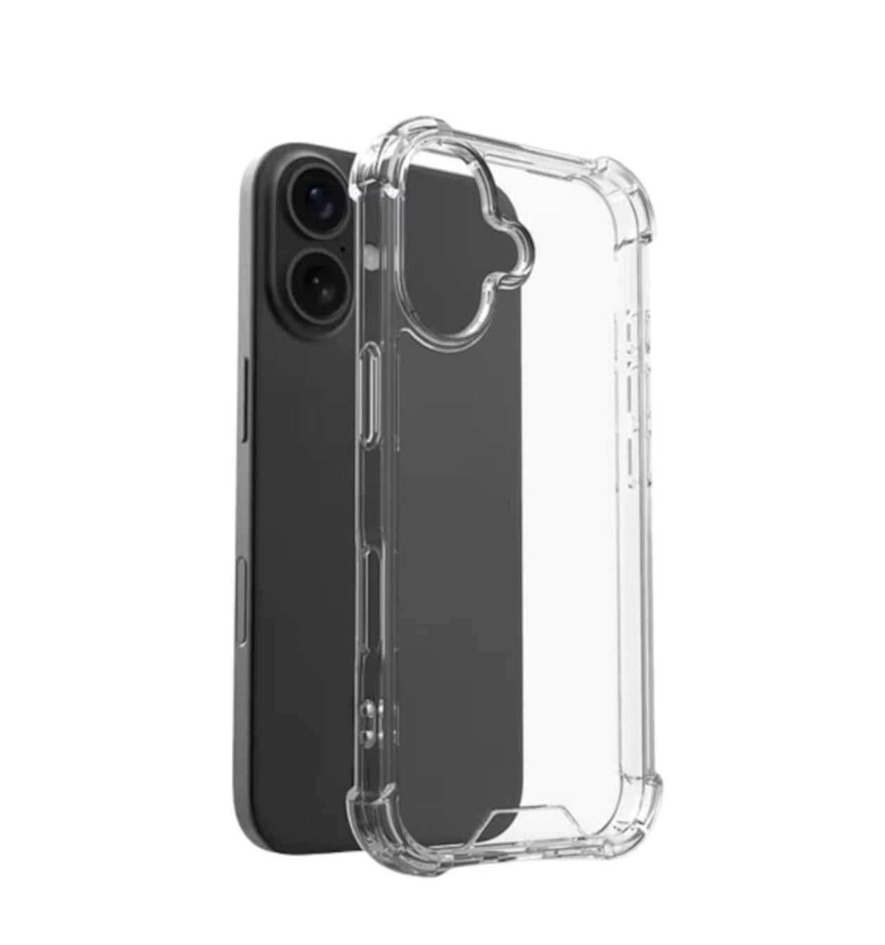 Husa iPhone 16 Plus ,Antisoc din Silicon Transparent