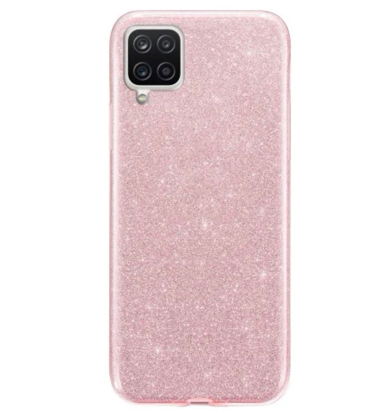 Husa Samsung Galaxy A12,silicon,cu sclipici Roz +alte culori