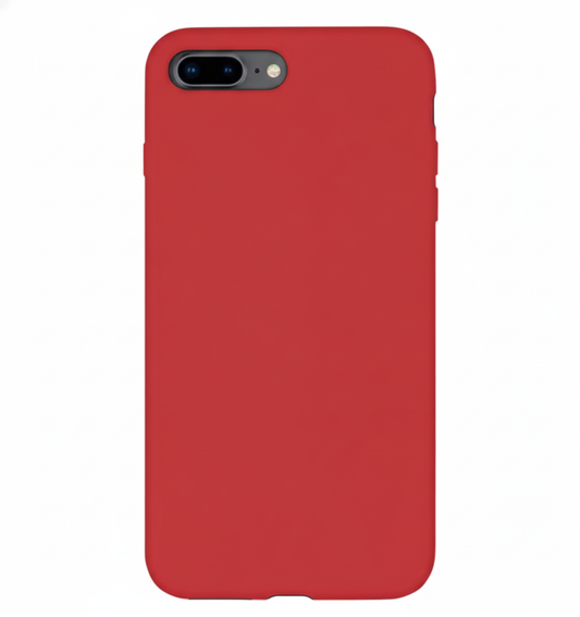 Husa Silicon iPhone 7+/8+ , Roșu + diverse culori
