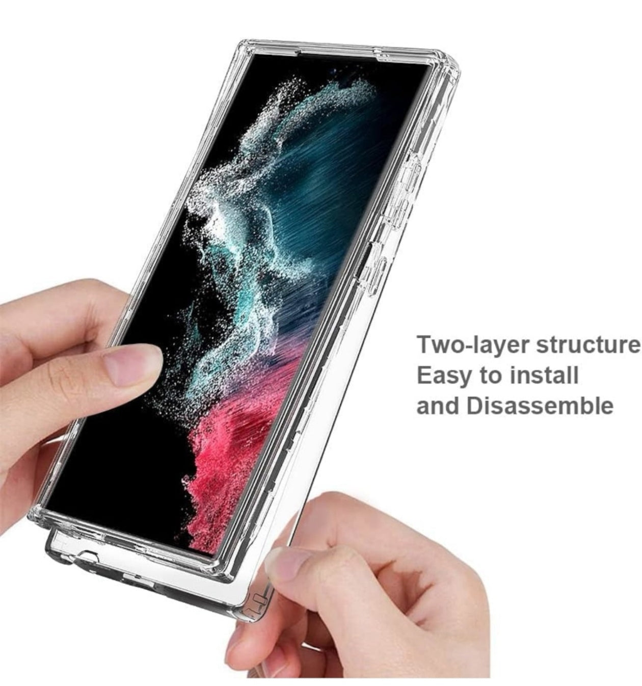 Husa 360 , Samsung Galaxy A23, Transparent fata+spate