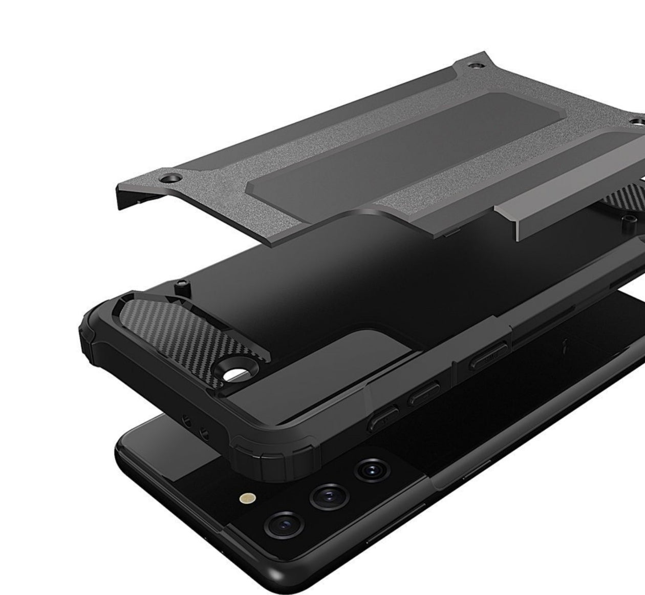 Husa Hybrid Antisoc , Samsung A35 ,Negru +alte culori