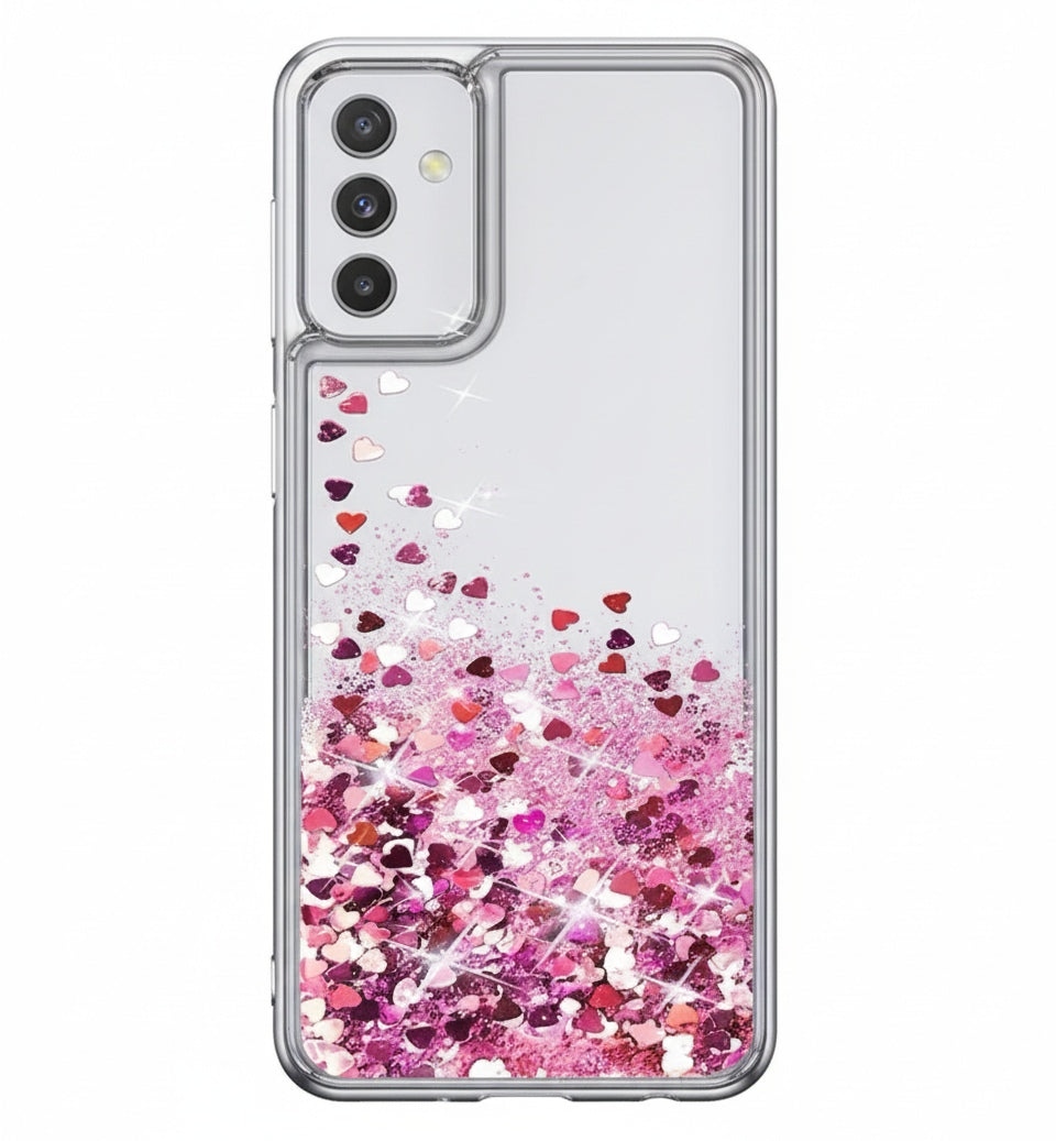 Husa Samsung Galaxy S20 Plus , cu Lichid si Sclipici,Roz