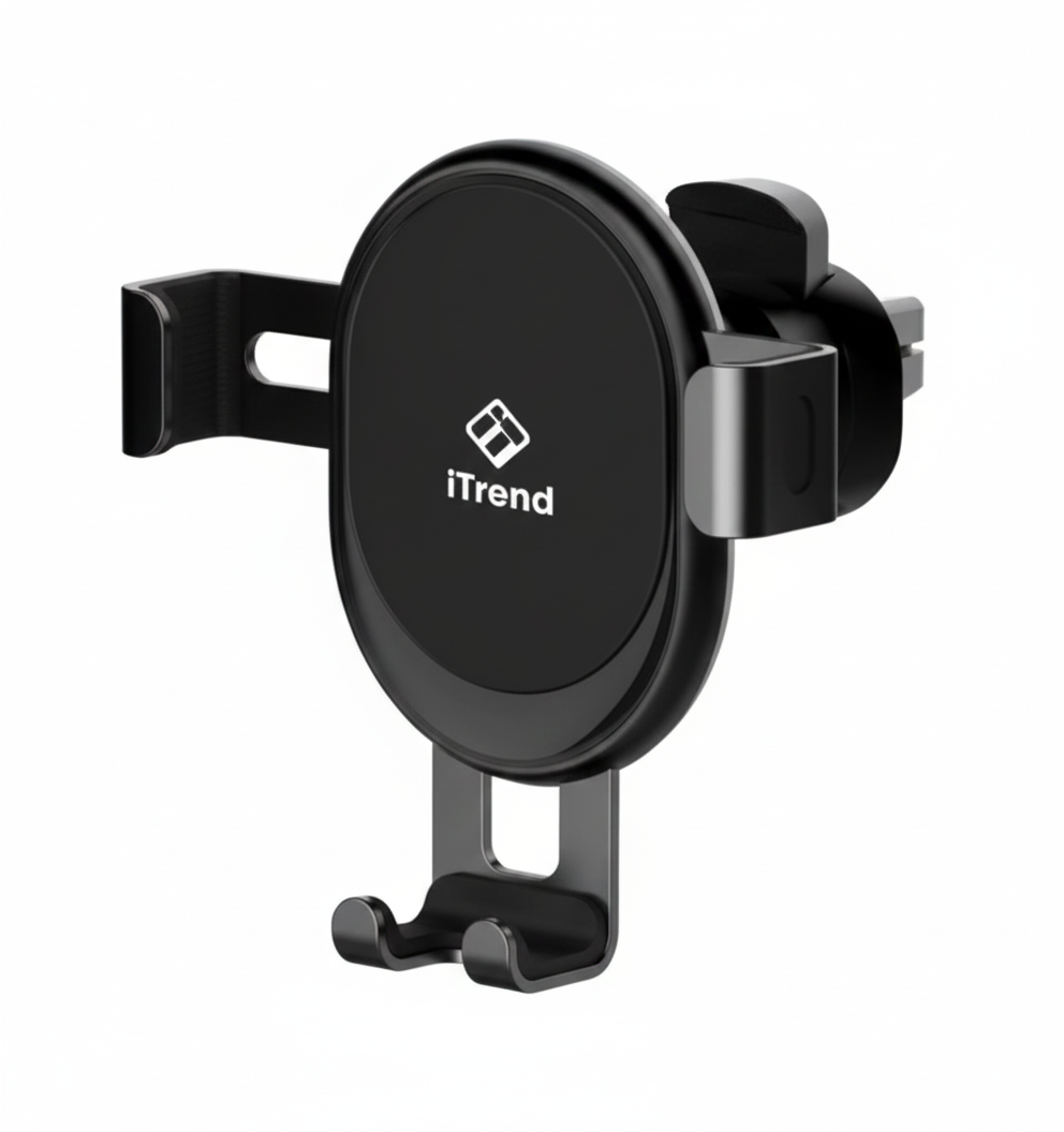 Suport Auto pentru Ventilatie, iTrend HD351, Rotativ, Fixare cu cleme automate, Negru