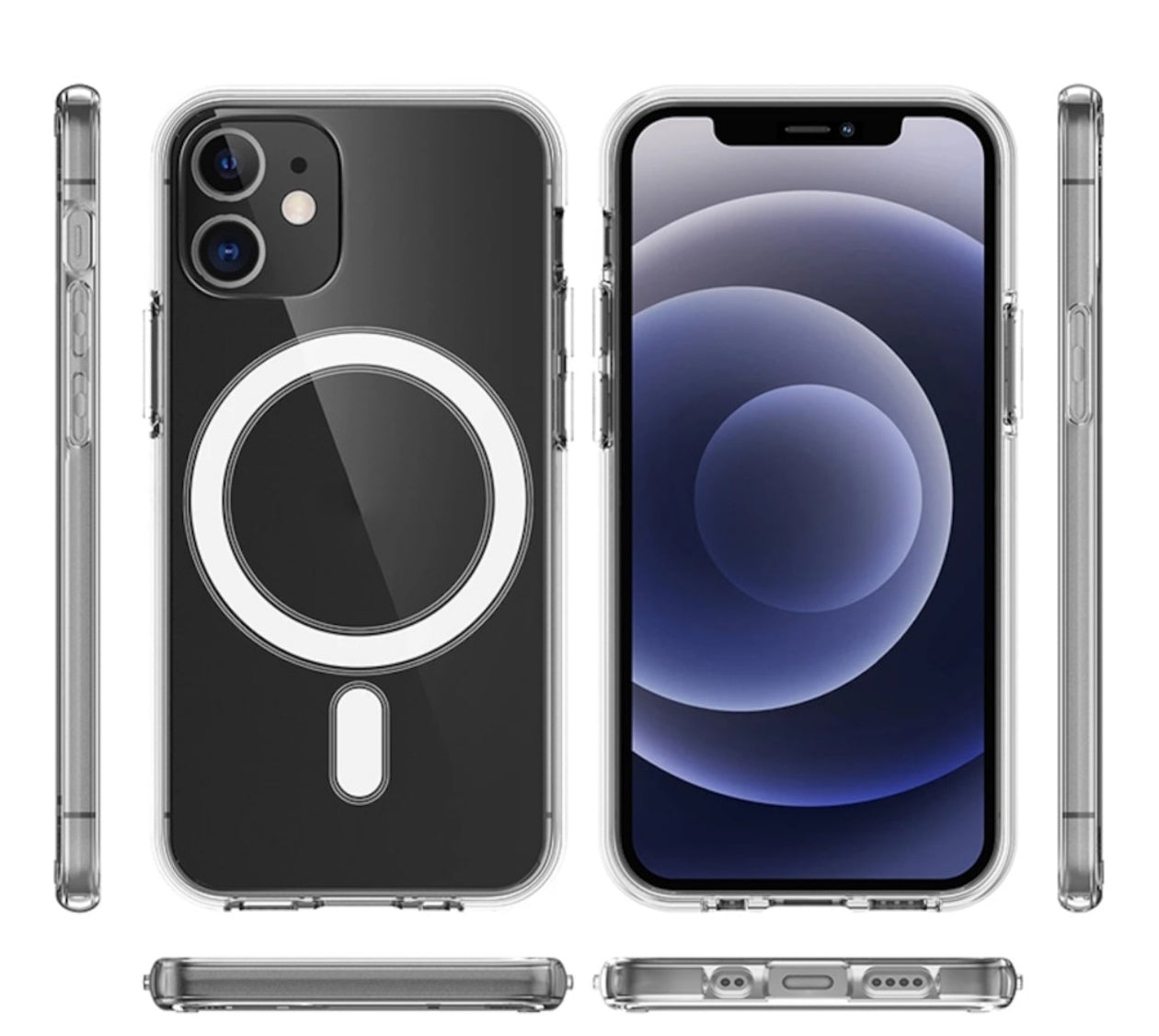 Husa protectie, MagSafe iPhone 11, Transparent