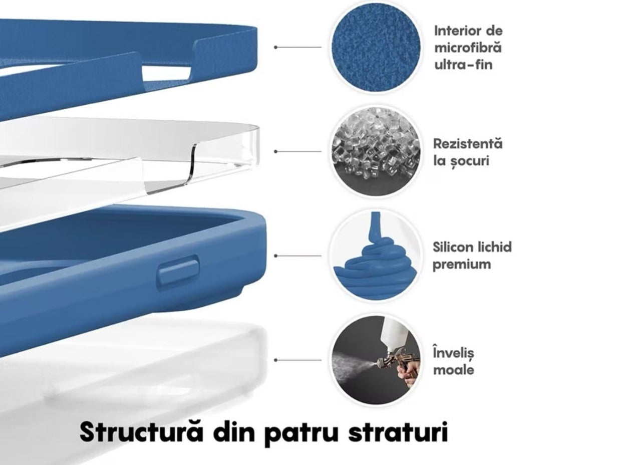 Husa Silicon Samsung Galaxy A55, Verde neon + diverse culori