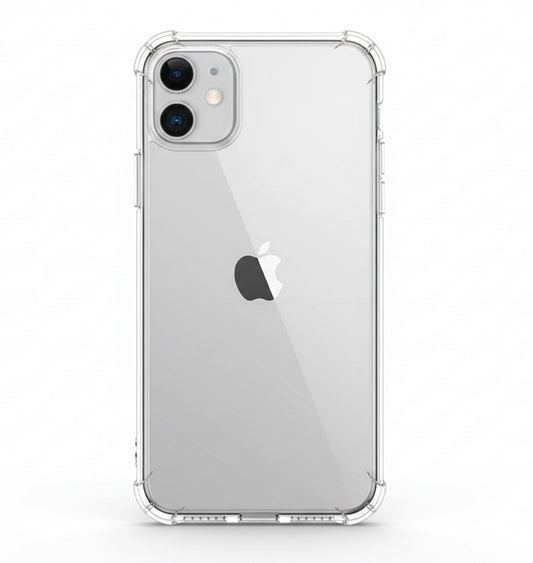 Husa iPhone 12,Antisoc din Silicon Transparent