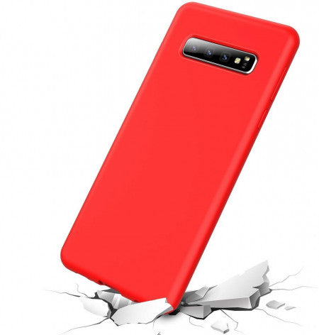 Husa Silicon Samsung Galaxy S10  , Roșu + diverse culori