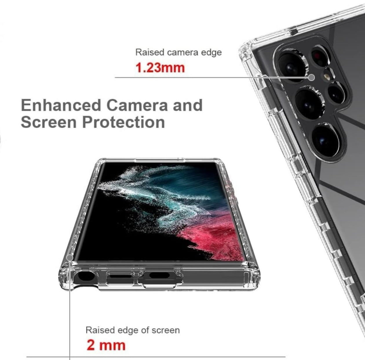 Husa 360 , Samsung Galaxy A23, Transparent fata+spate