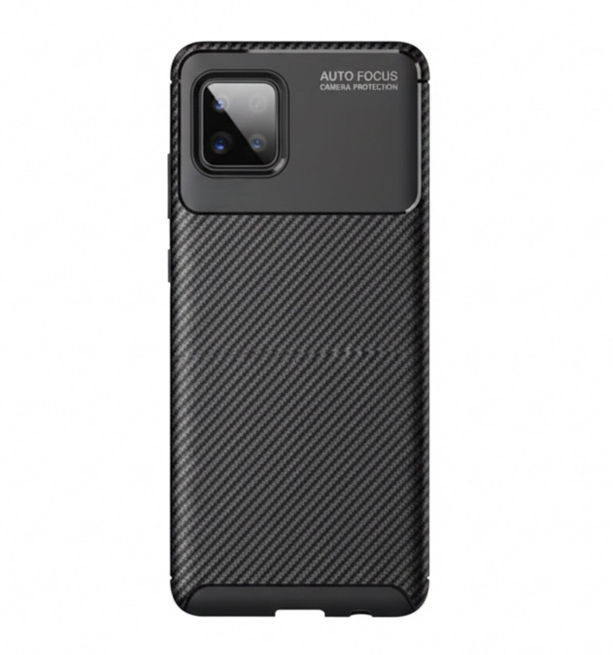 Husa Samsung Galaxy A22 5G , Silicon CarbonFiber ,Antisoc, negru