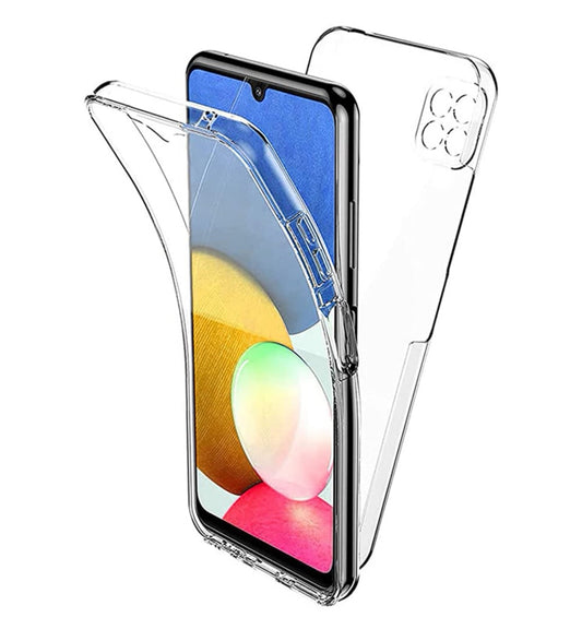 Husa 360 , Samsung Galaxy A22 5G, Transparent fata+spate