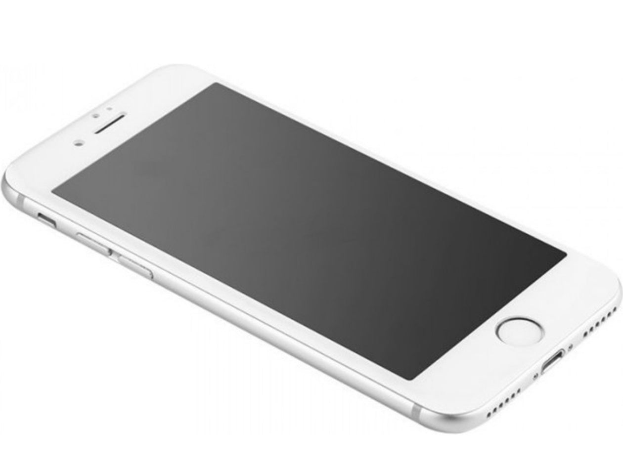 Folie Sticlă securizată  iPhone 7+/8+, Negru/Alb