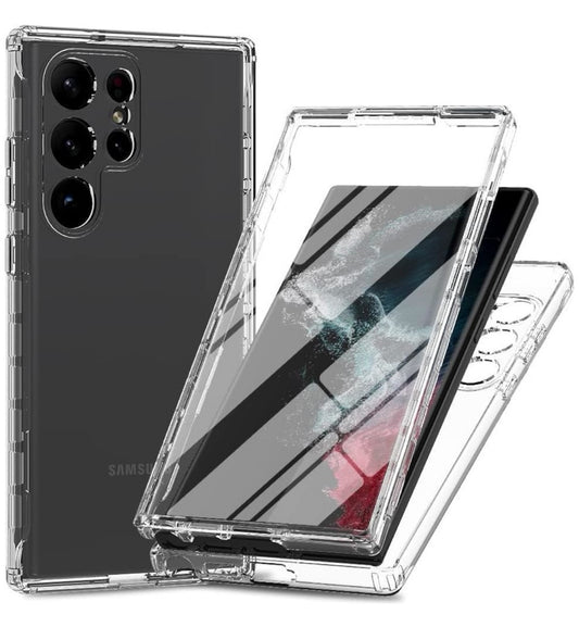 Husa 360 , Samsung Galaxy S21 Ultra, Transparent fata+spate