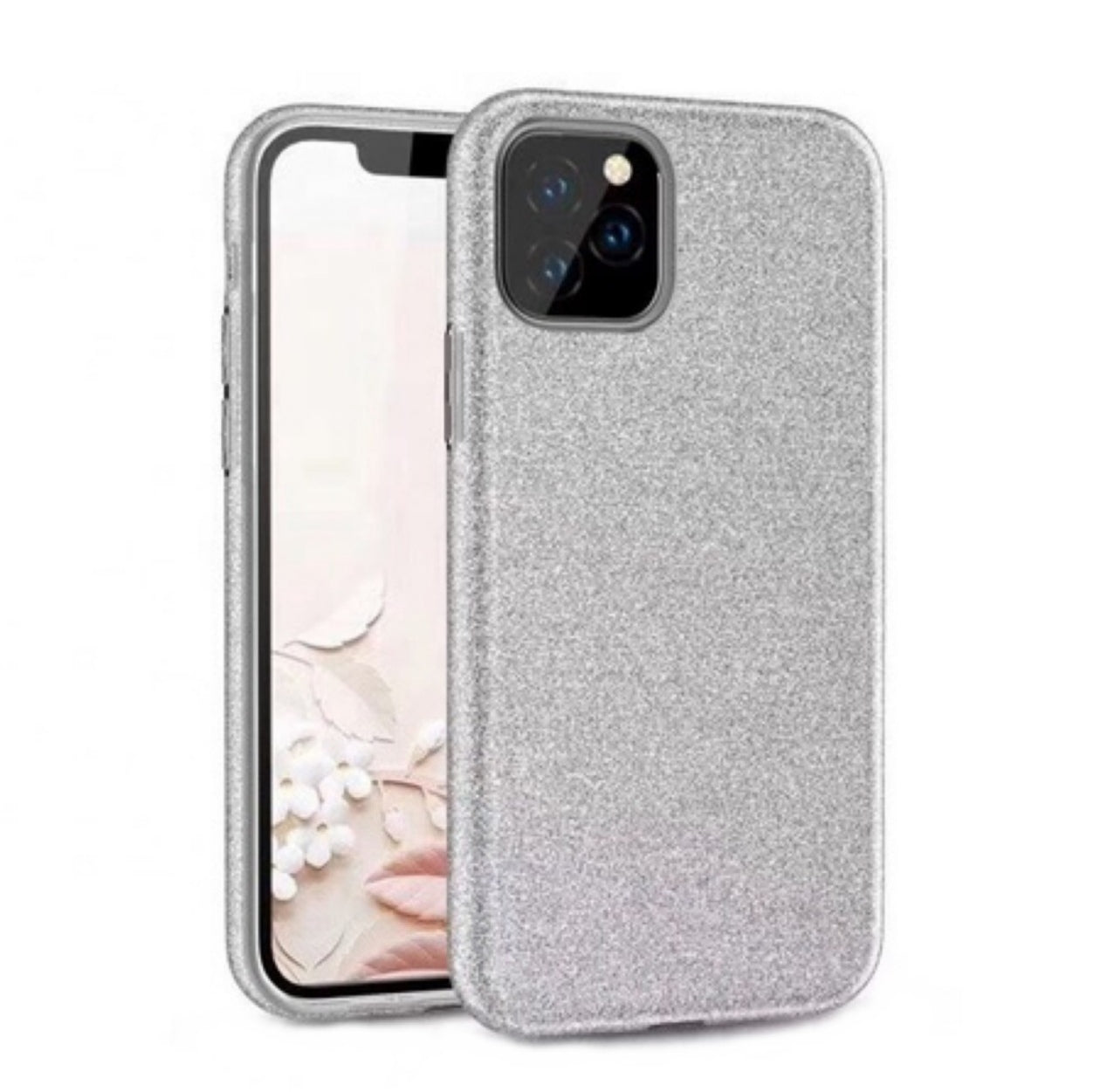 Husa iPhone 11 ,silicon,cu sclipici Roz +alte culori