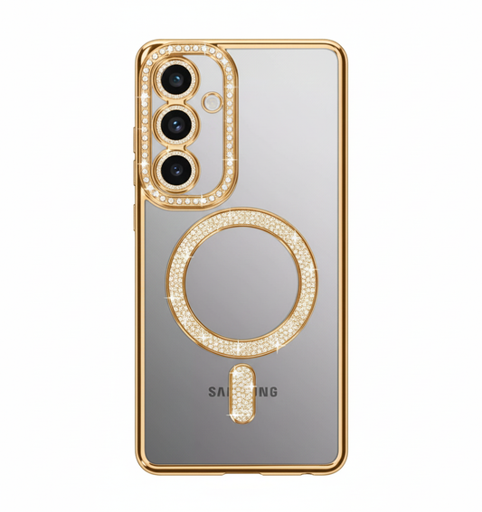 Husa Samsung Galaxy A05S,MagSafe,Sclipici,strasuri si Pietre,Roz+alte culori